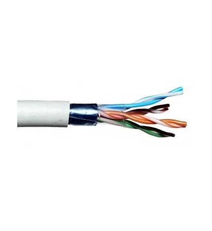 Cablu FTP, Cupru, categoria 5e, 24AWG, Emtex, rola 305M