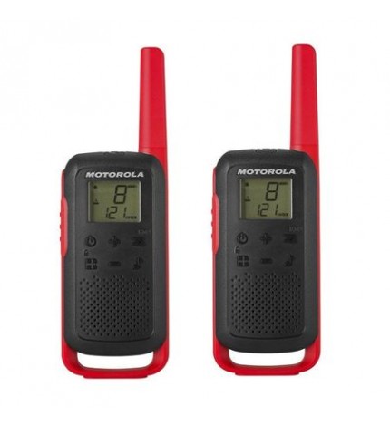 Statie radio PMR portabila Motorola TALKABOUT T62 RED, set cu 2 buc
