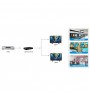 Splitter HDMI activ, versiunea 2.0, alimentator inclus, Techly, 4K, 1 intrare, 2 iesiri,  Negru IDATAHDMI2-4K2 023974