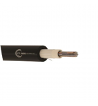 Cablu fibra optica SM 8 fibre, int/ext, 1200N, protectie la rozatoare, monotube, in gel, manta PE, negru, ETK