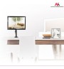 Suport universal de birou, pentru monitor / TV, LED / LCD, aluminiu, reglabil, 13 - 32 inch, Negru, MACLEAN, MC-751