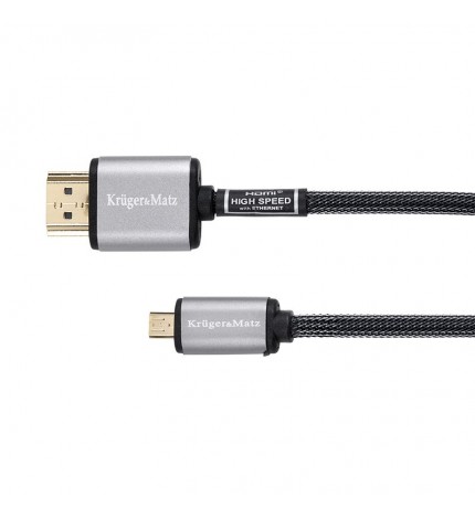 Cablu HDMI tata -  micro HDMI tata 3 metri KRUGER&MATZ KM0328