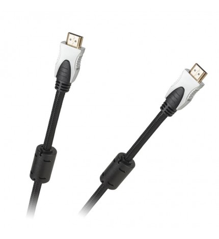 Cablu digital Cabletech HDMI - HDMI, filtru HQ, 1.5 m, impletitura textila KPO3707-1.5