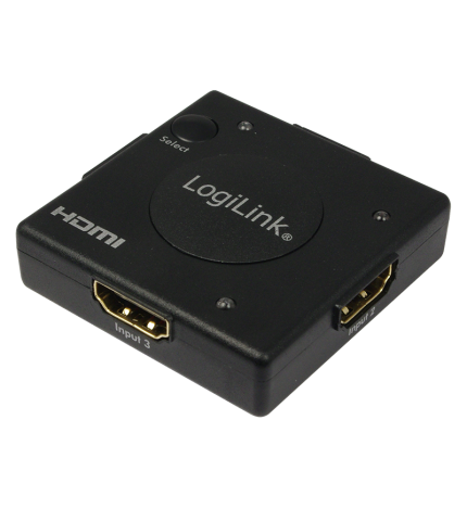 Switch HDMI, 3 intrari HDMI, 1 iesire HDMI, LOGILINK HD0006
