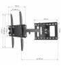 Suport TV/LCD/LED pentru perete, 23-55 inch, brat extensibil, Negru, Techly, ICA-PLB 148M