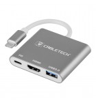 Cablu USB 3.0 Tip C - USB 3.0 / HDMI/ USB TIP C PD Cabletech KOM0952
