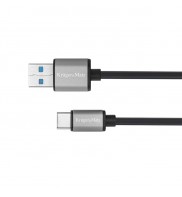 Cablu USB 3.0 - USB tip C Kruger&Matz, 5G, 1 metru, KM1244