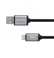 Cablu USB-micro USB 0,2m Kruger&Matz BASIC KM1234