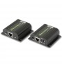 Kit Extender semnal HDMI, pana la 40m, prin cablu Cat.6 / 6A / 7 ,TECHLY, FULL HD @ 60Hz, IDATA EXT-E70POED