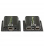 Kit Extender semnal HDMI, pana la 40m, prin cablu Cat.6 / 6A / 7 ,TECHLY, FULL HD @ 60Hz, IDATA EXT-E70POED