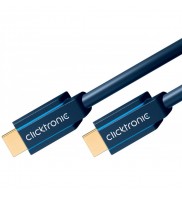 Cablu HDMI tata - HDMI tata, 0.5M, CLICKTRONIC, Albastru , ICOC CLC-H-005