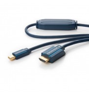 Cablu Mini DisplayPort tata - HDMI tata, 1M, CLICKTRONIC, Albastru , ICOC CLC-MDPH-010