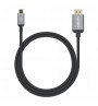 Cablu adaptor USB-C tata - HDMI tata, 1M, 4K@60Hz, MANHATTAN, Negru , IUSBC-HDMI-4-010