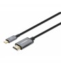 Cablu adaptor USB-C tata - HDMI tata, 2M, 4K@60Hz, MANHATTAN, Negru , IUSBC-HDMI-4-020