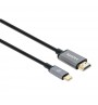 Cablu adaptor USB-C tata - HDMI tata, 2M, 4K@60Hz, MANHATTAN, Negru , IUSBC-HDMI-4-020