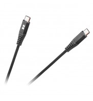 Cablu USB tip C - USB tip C 100 cm negru Rebel RB-6003-100-B