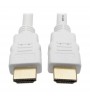 Cablu HDMI, tata-tata, 4K, High quality, V1.4 contacte aurite, 1.5 m, alb, PremiumCord, kphdme015w