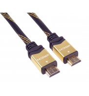 Cablu HDMI, tata-tata, 4K, High Speed, V1.4 contacte aurite, 3m, Negru, PremiumCord, kphdmet3