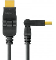 Cablu HDMI, conectori reglabili, High Speed, Versiunea 1.4, conectori auriti, 10m, PremiumCord, kphdmo10