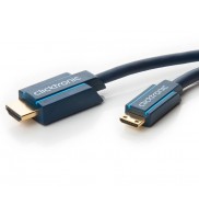 Cablu HDMI  - Mini HDMI, HQ OFC, High Speed Ethernet, 4K, conectori auriti, 2m, ClickTronic