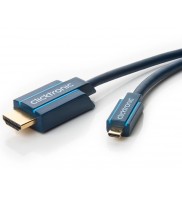Cablu HDMI  - Micro HDMI, HQ OFC, High Speed Ethernet, 4K, conectori auriti, 1m, ClickTronic
