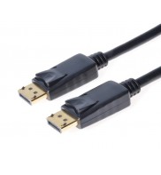 Cablu DisplayPort, tata - tata, Versiunea 1.2, 4K×2K@60hz, dublu ecranat, conectori auriti, 0.5m, PremiumCord