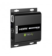 Receiver aditional, HDMI, over IP cu PoE IR 4K UHD, pana la 120m, prin cablu Cat5e/Cat6, Techly, IDATA EXTIP-3834KP6R