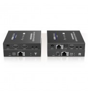 Kit Extender semnal HDMI, 4K@60Hz, pana la 70m, prin cablu Cat.6/6A/7, Techly, IDATA EXT-676