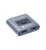 Switch HDMI, 2 porturi, 2 intrari - 1 iesire, V2.1, 8k@60Hz, Techly, IDATA HDMI-2128KT