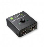 Switch HDMI bidirectional, 2 porturi, 2 intrari - 1 iesire, 4K2K@60hz, Techly, IDATA HDMI-22BI2